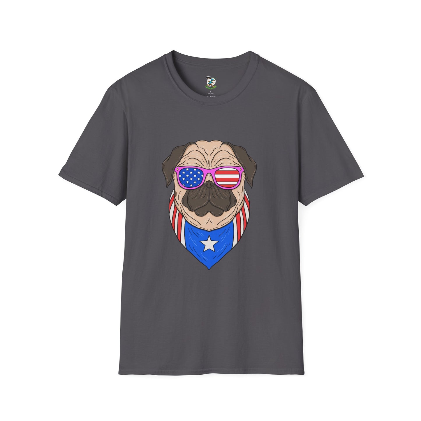 Patriotic Pug T-Shirt