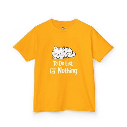 Nothing to Do List Cat Youth Tee