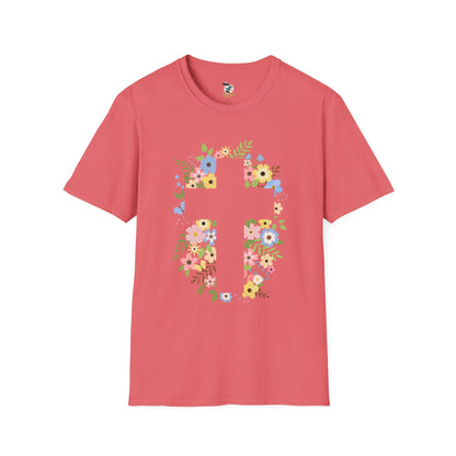 Floral Cross T-Shirt
