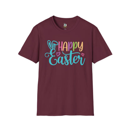 Happy Easter T-Shirt — Pastel Bunny Holiday Tee