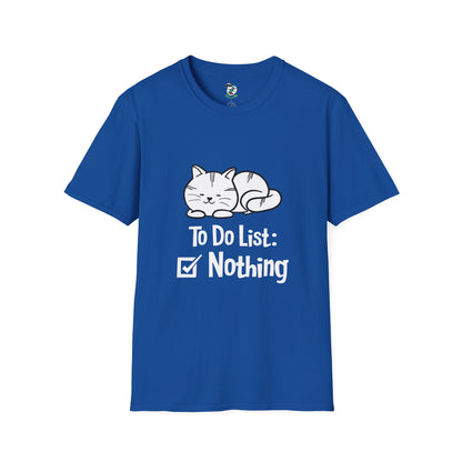 Nothing To Do List Cat T-Shirt