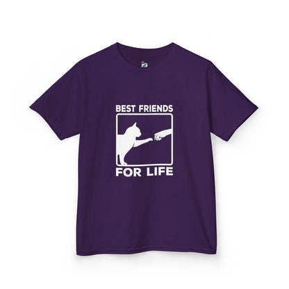 Cat Best Friends for Life Youth T-Shirt