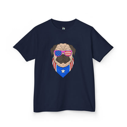 Patriotic Dog Youth T-Shirt