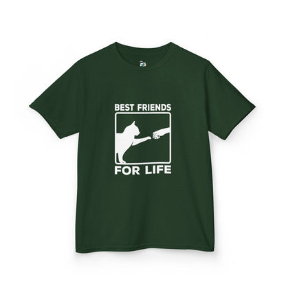 Cat Best Friends for Life Youth T-Shirt
