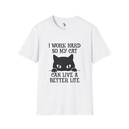 Work Hard for Cats T-Shirt