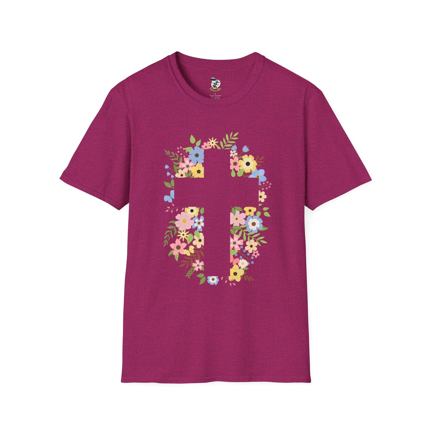 Floral Cross T-Shirt