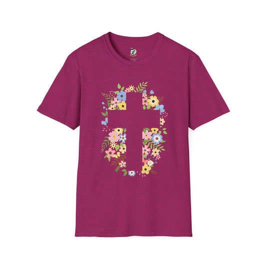 Floral Cross T-Shirt