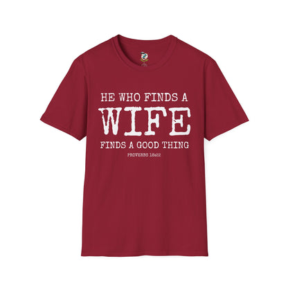 Husband Shirt- He who finds a find finds a good thing