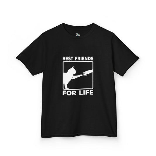 Cat Best Friends for Life Youth T-Shirt