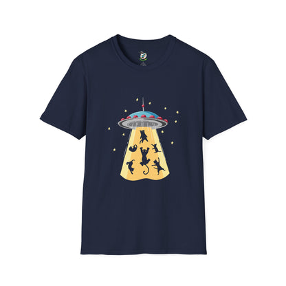 Alien Cat Abduction T-Shirt