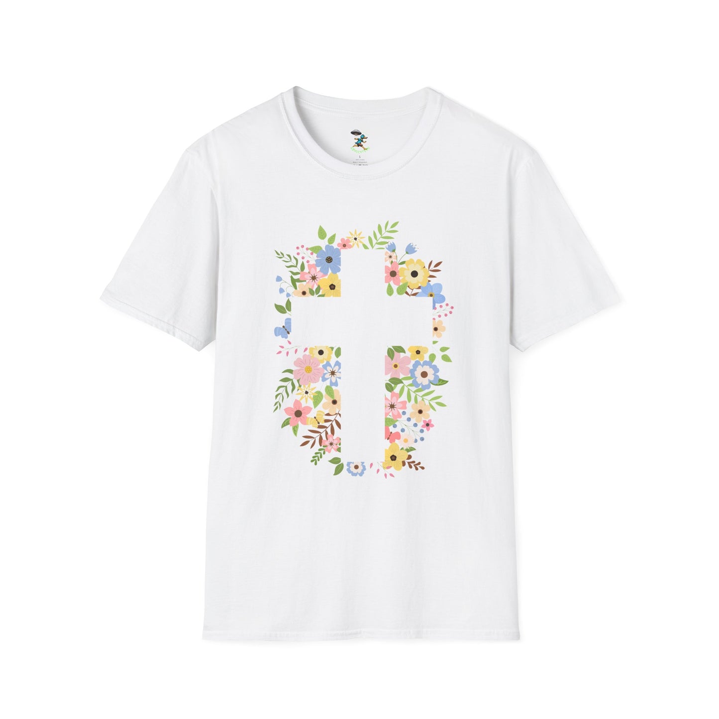 Floral Cross T-Shirt
