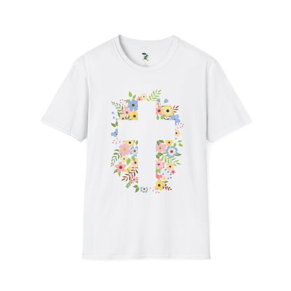 Floral Cross T-Shirt