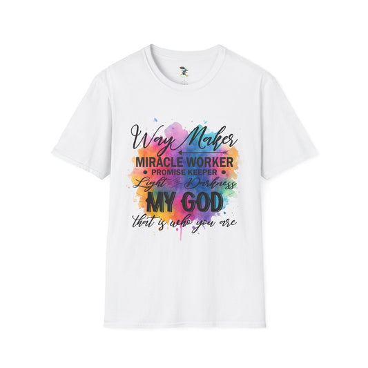 Way Maker Miracle Worker Watersplash T-Shirt
