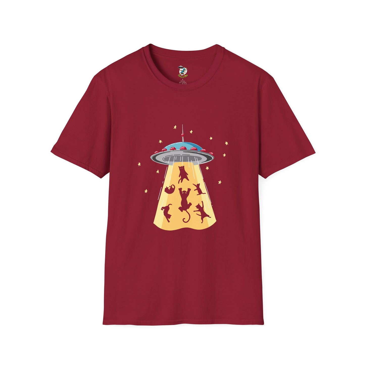 Alien Cat Abduction T-Shirt