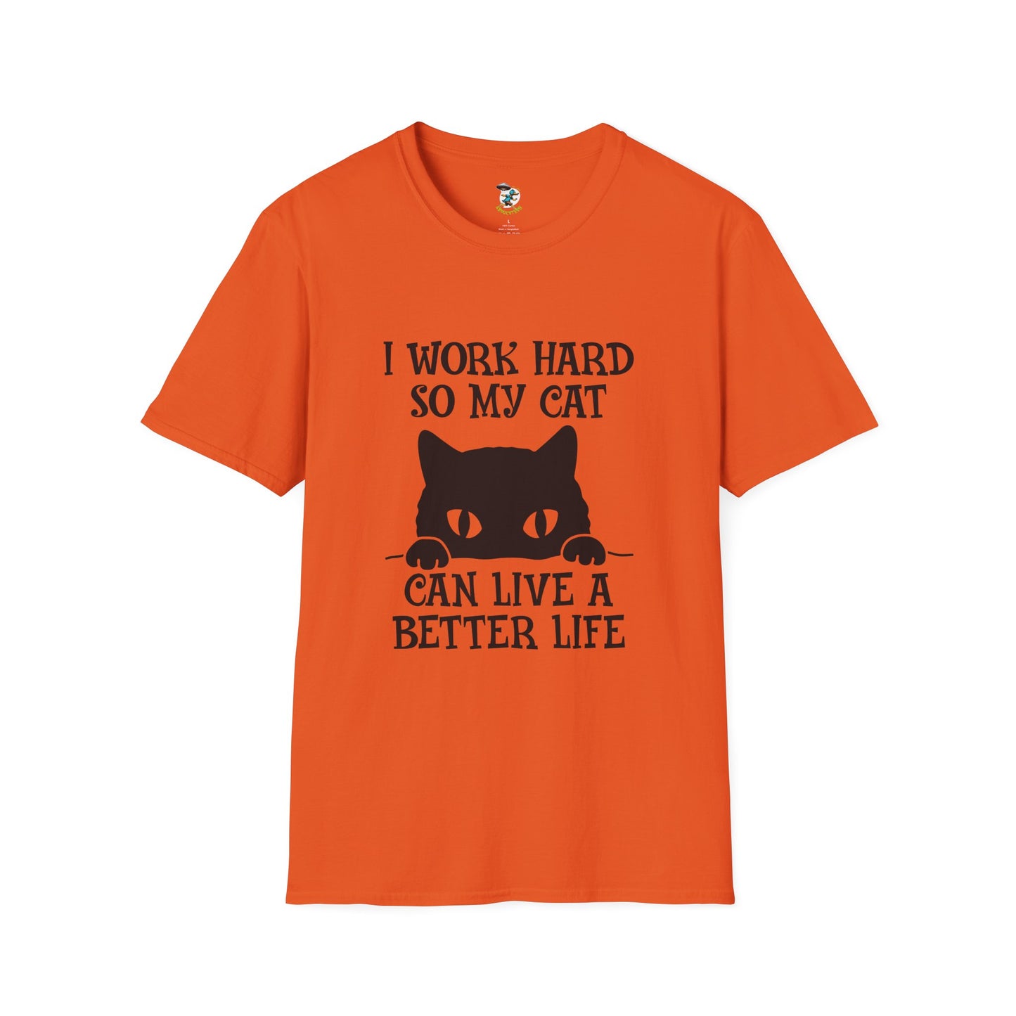 Work Hard for Cats T-Shirt