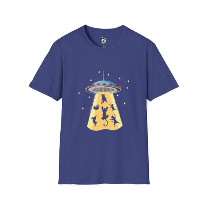 Alien Cat Abduction T-Shirt