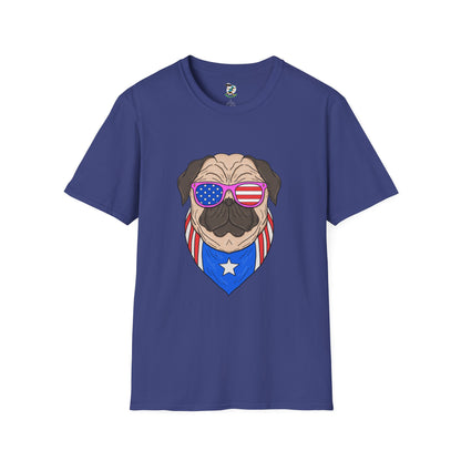 Patriotic Pug T-Shirt