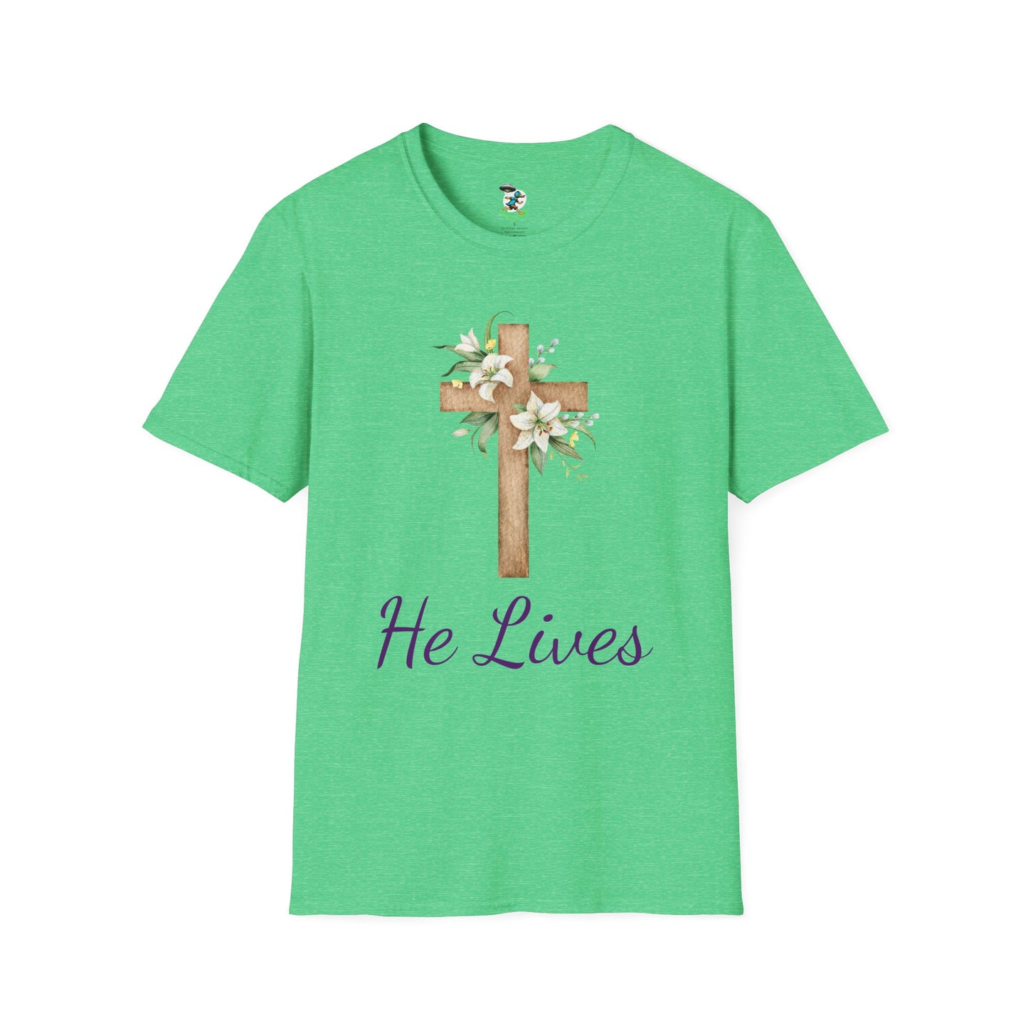 He Lives Easter Cross T-Shirt