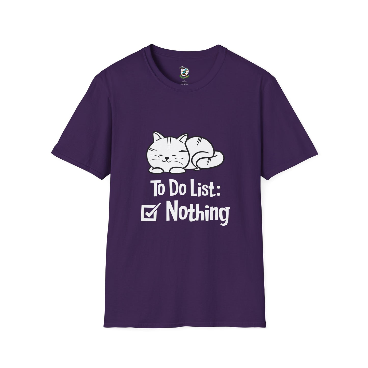 Nothing To Do List Cat T-Shirt