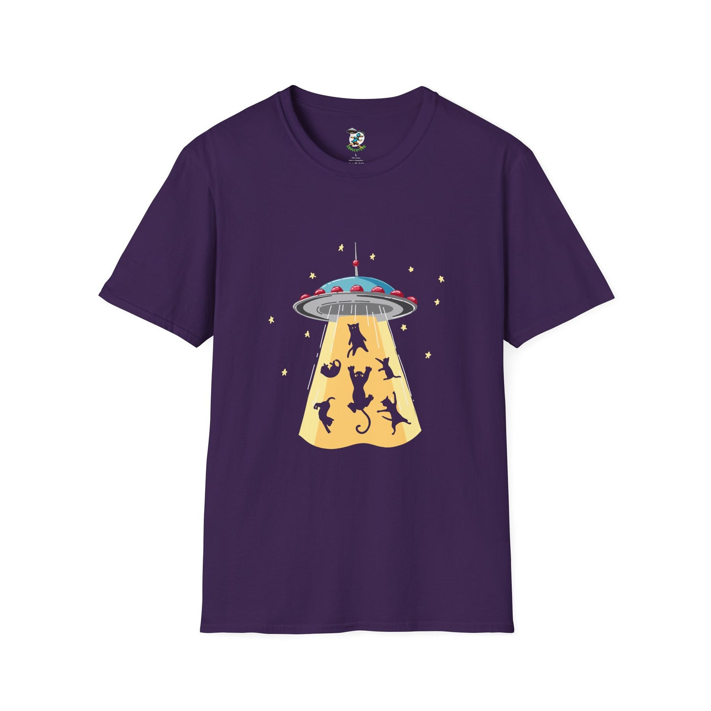 Alien Cat Abduction T-Shirt