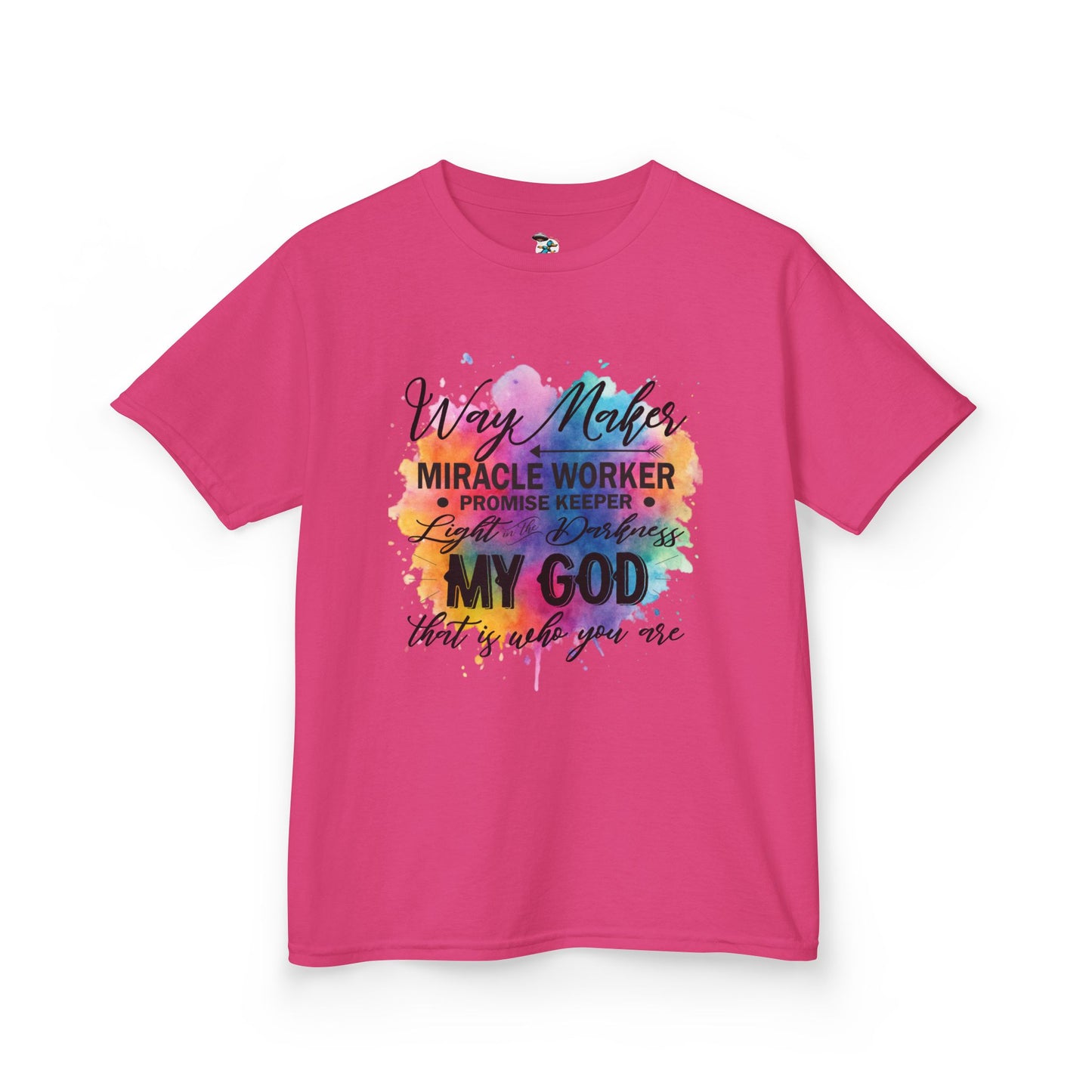 Way Maker, Miracle Worker Color Splash Youth T-Shirt