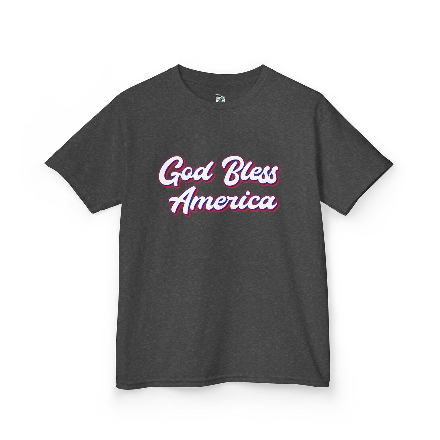 Youth God Bless America Patriotic Tee