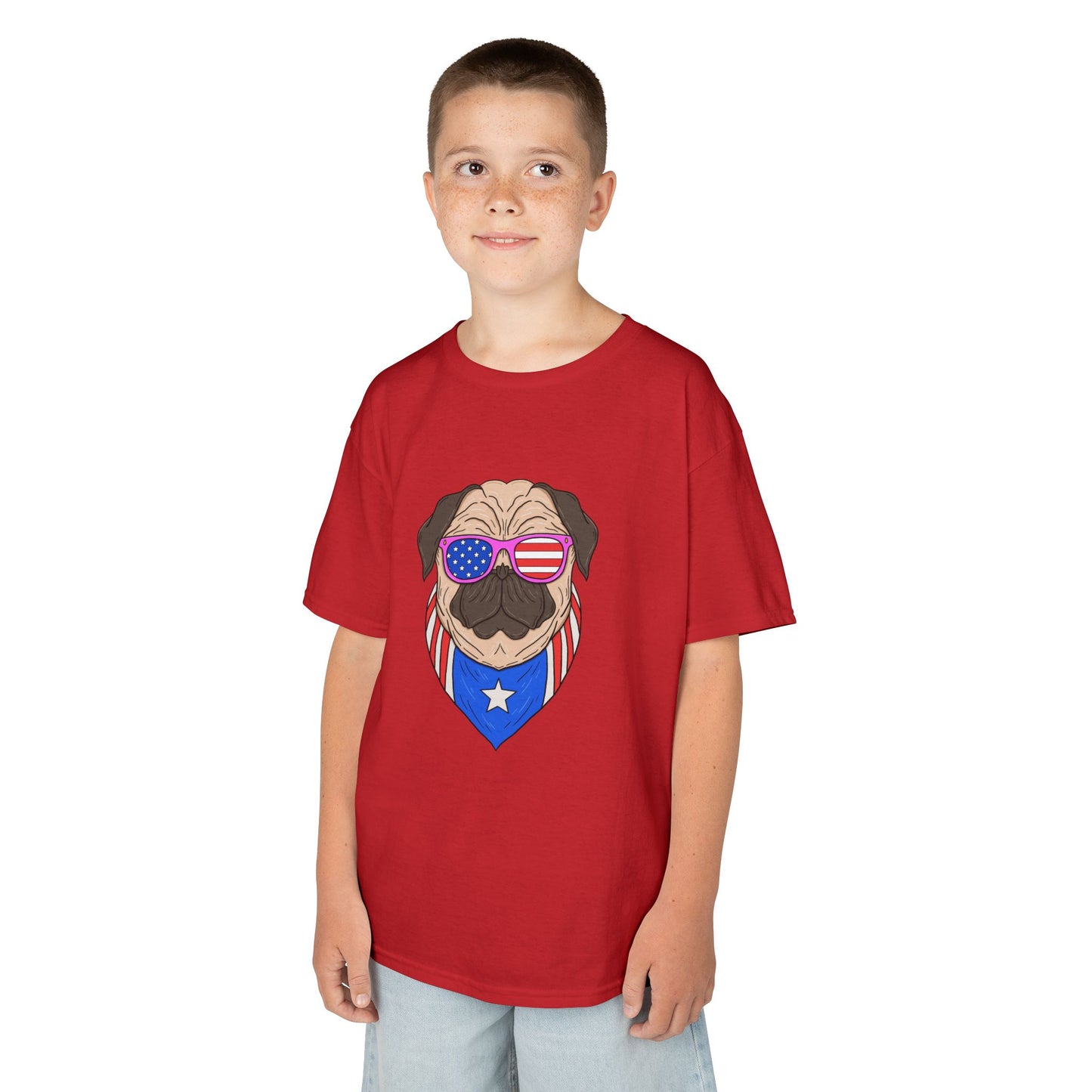 Patriotic Dog Youth T-Shirt