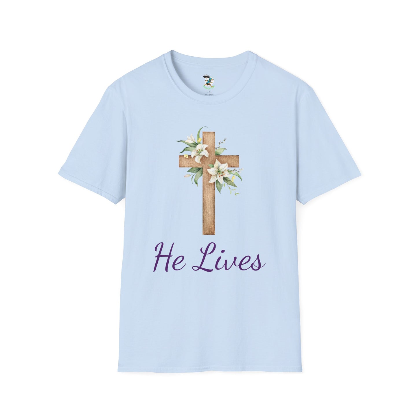 He Lives Easter Cross T-Shirt