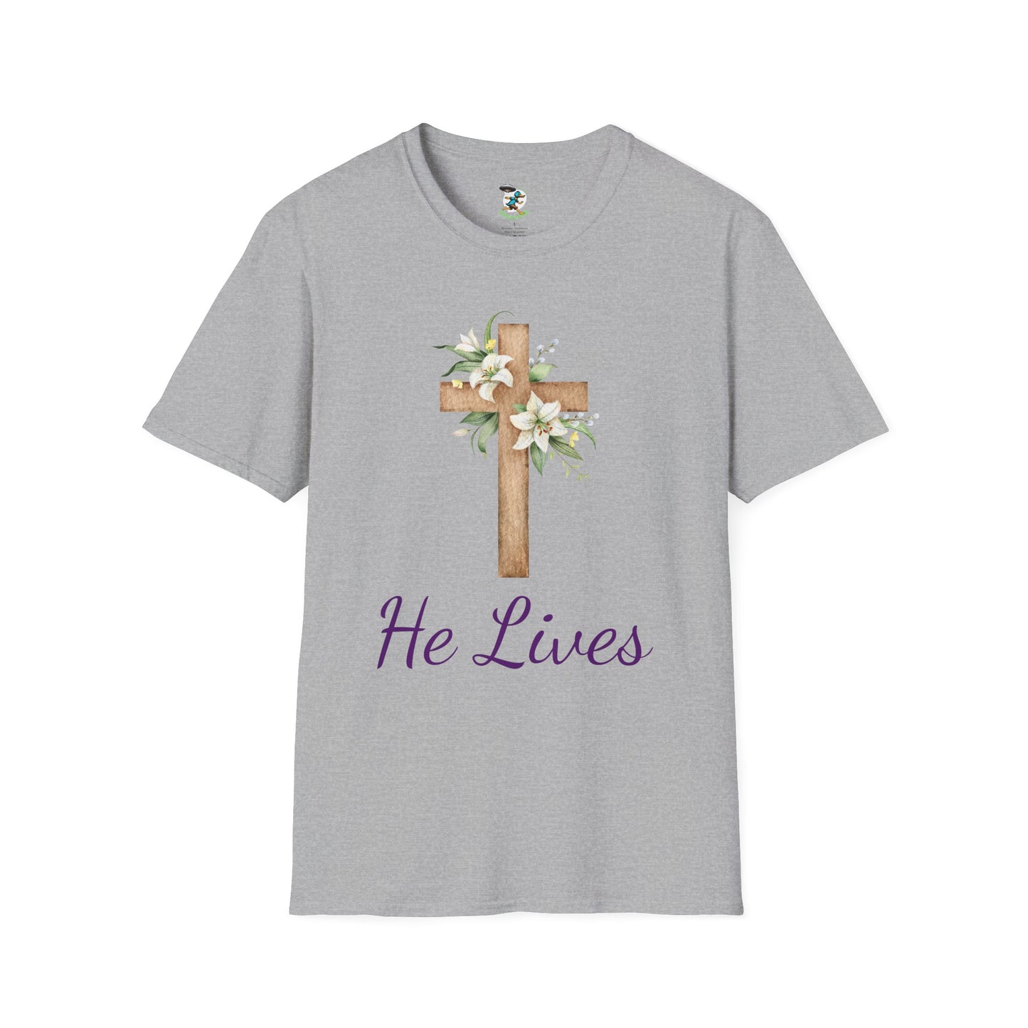 He Lives Easter Cross T-Shirt