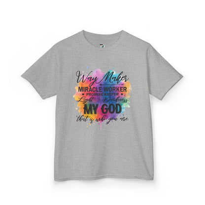 Way Maker, Miracle Worker Color Splash Youth T-Shirt