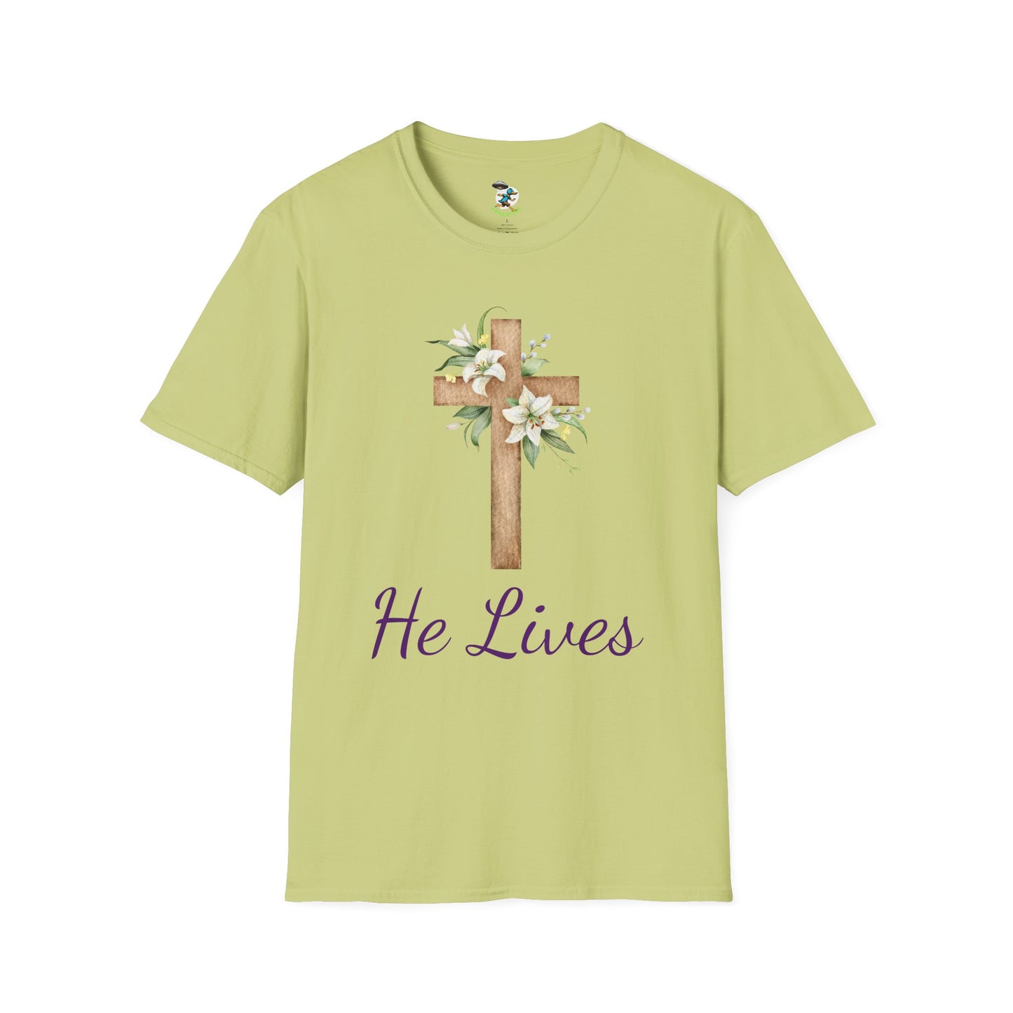 He Lives Easter Cross T-Shirt