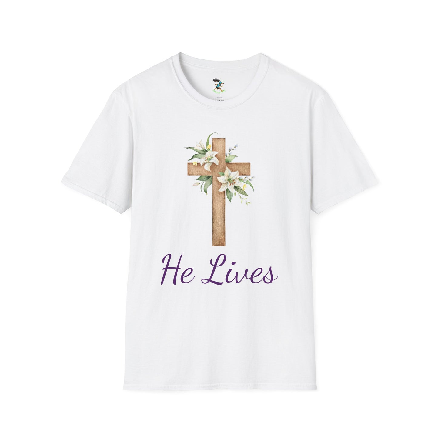 He Lives Easter Cross T-Shirt