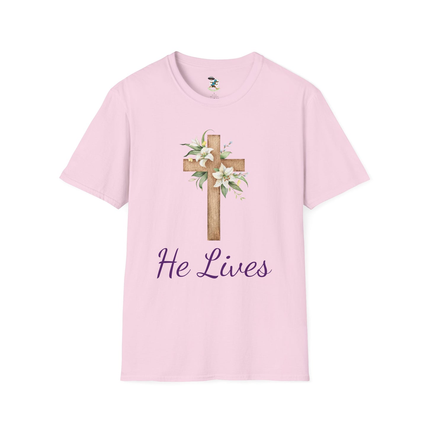 He Lives Easter Cross T-Shirt