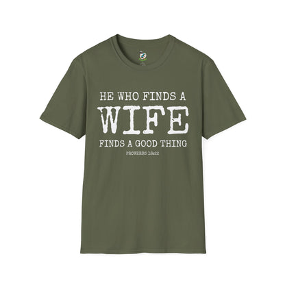 Husband Shirt- He who finds a find finds a good thing