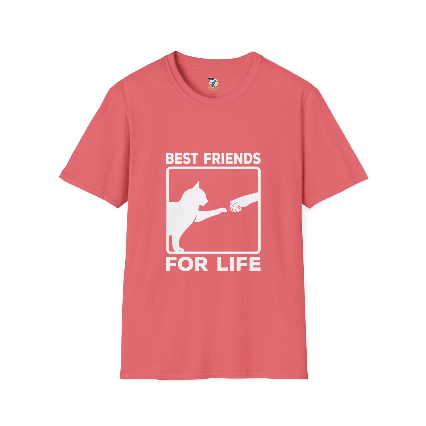 Cat Best Friends Softstyle T-Shirt