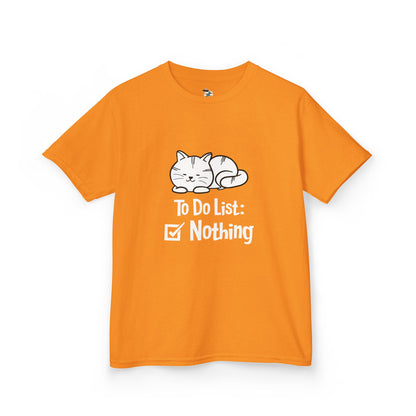 Nothing to Do List Cat Youth Tee
