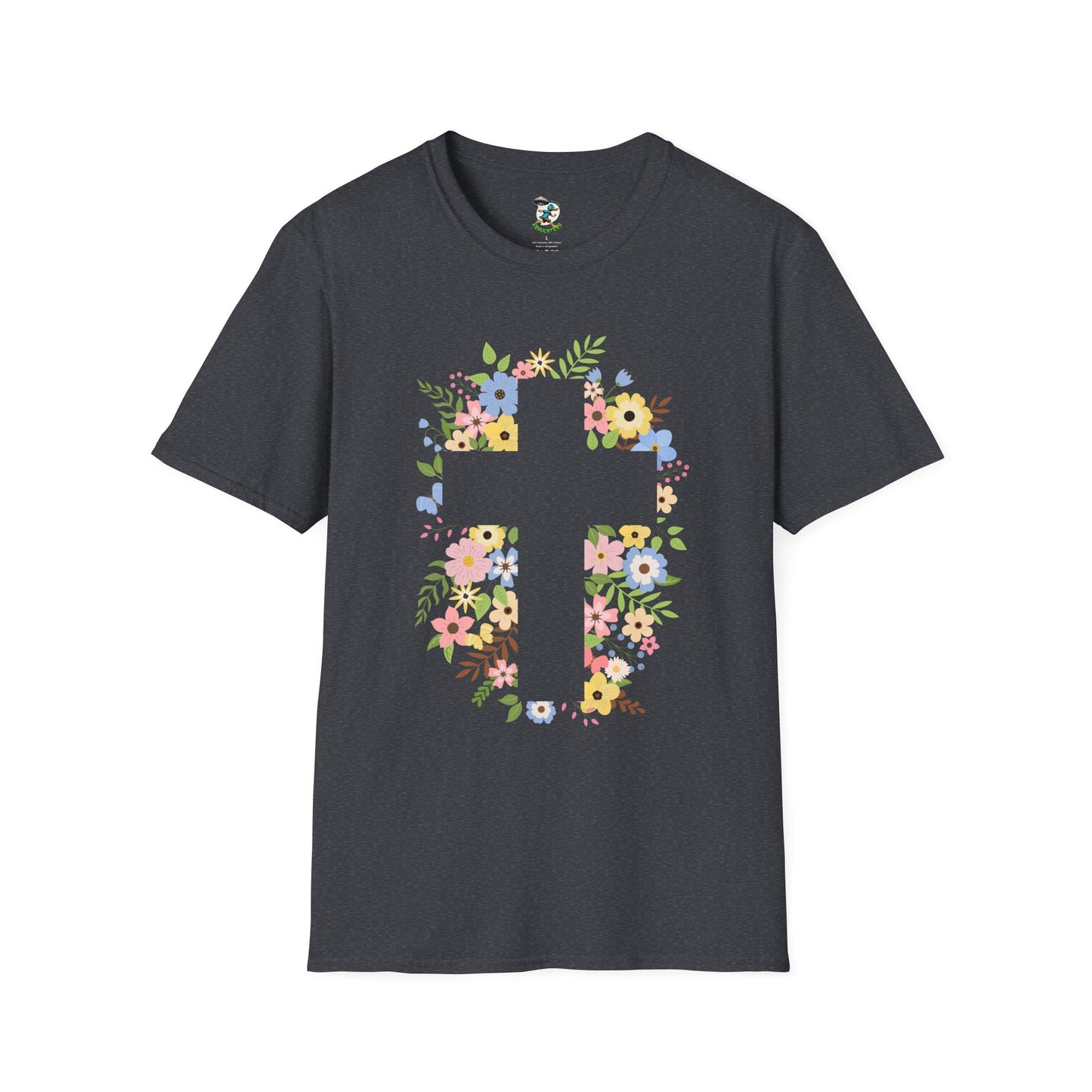 Floral Cross T-Shirt