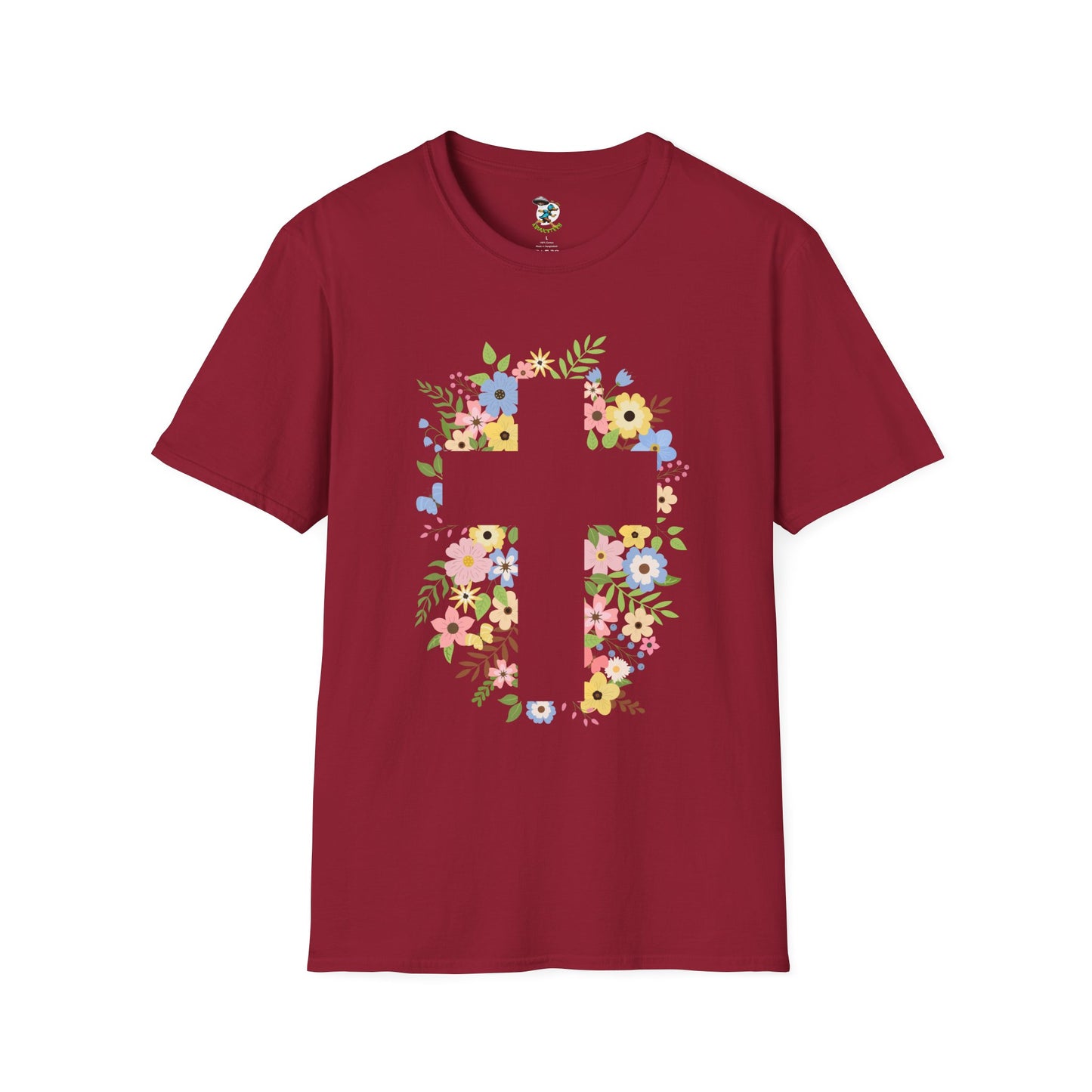 Floral Cross T-Shirt