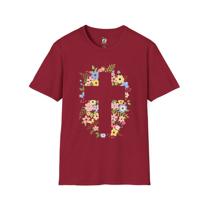 Floral Cross T-Shirt