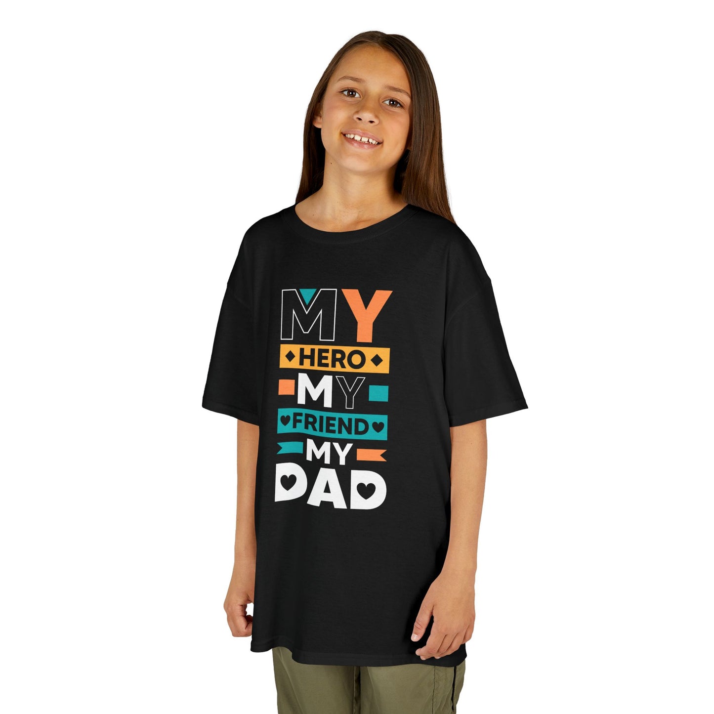 My Hero is My Dad Youth T-Shirt