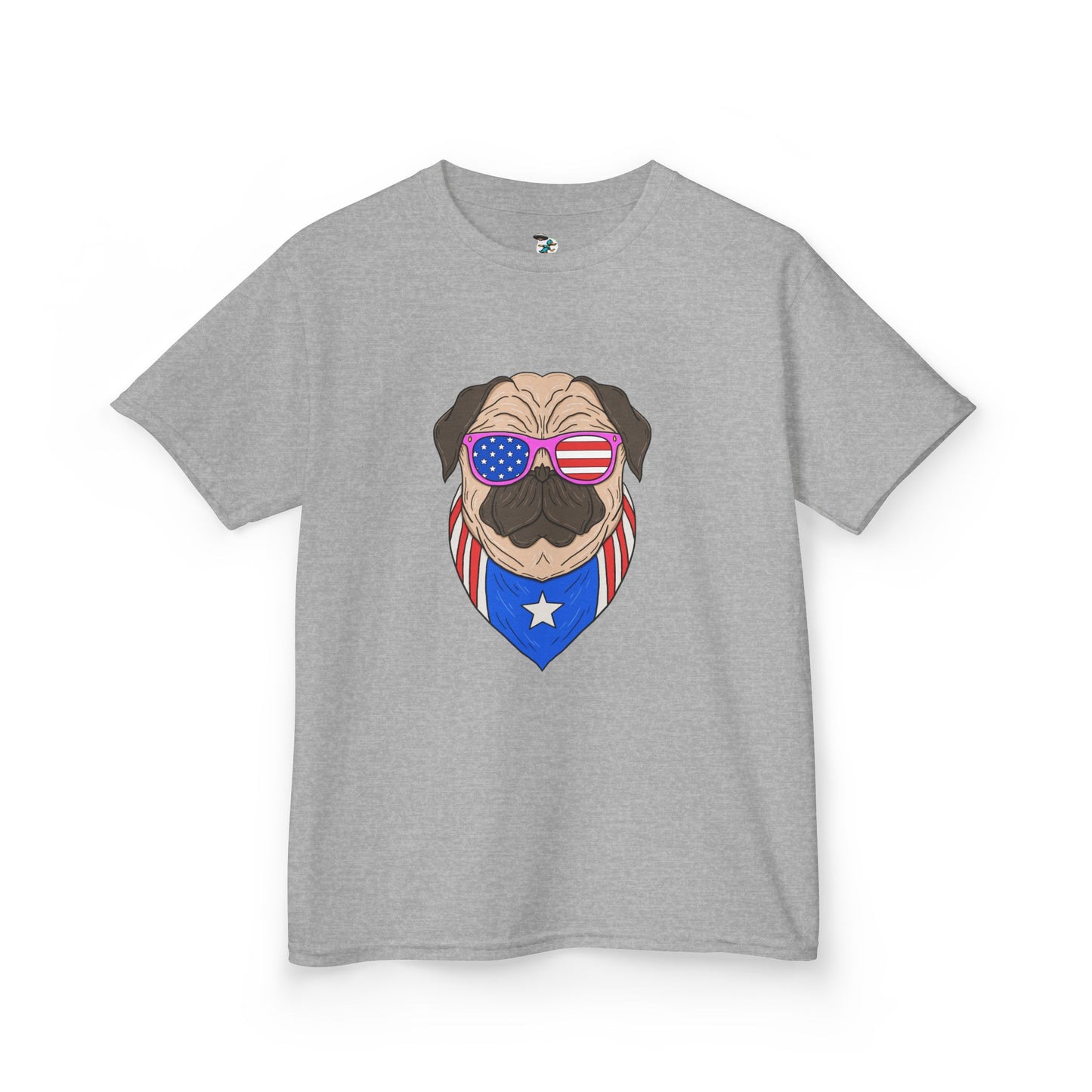 Patriotic Dog Youth T-Shirt