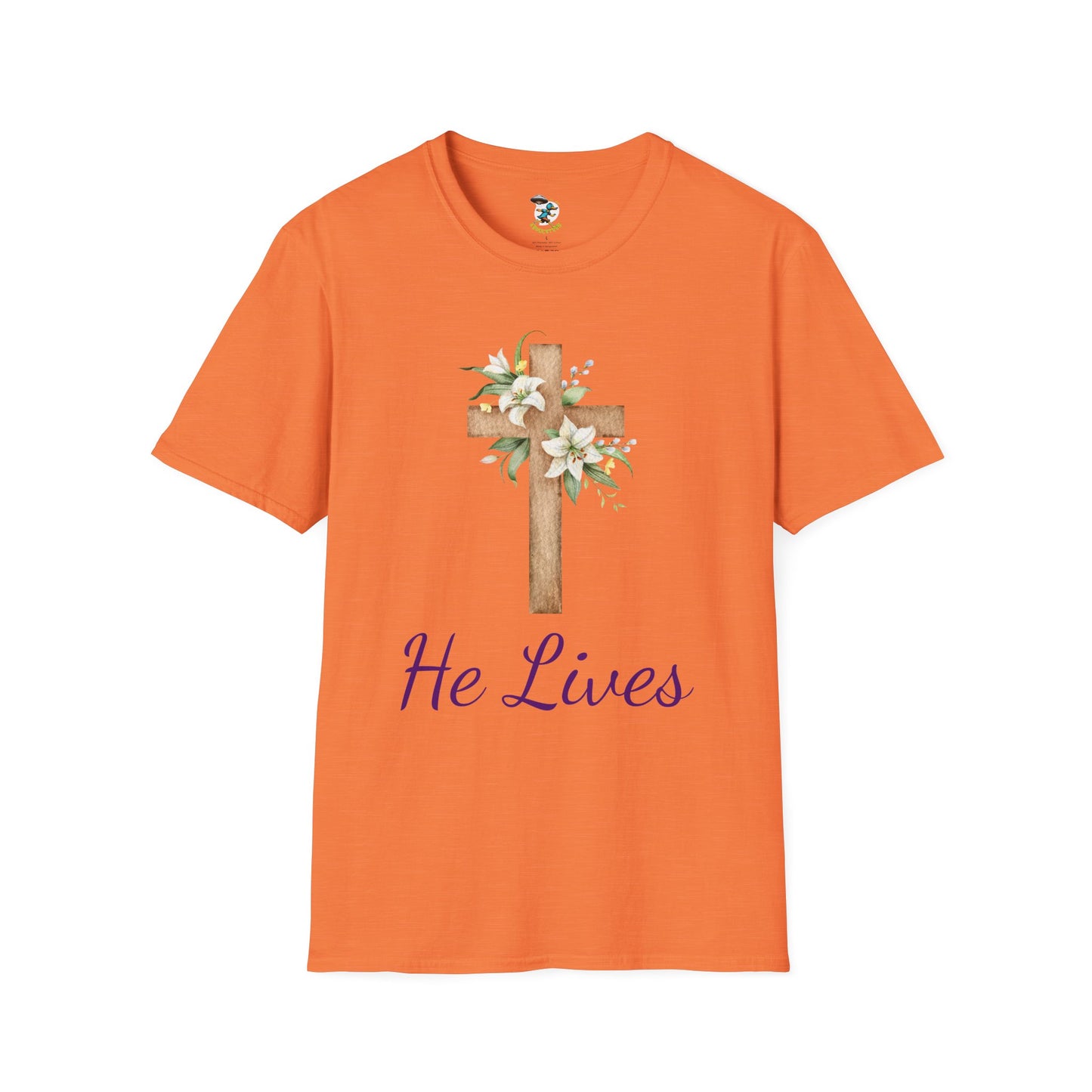 He Lives Easter Cross T-Shirt