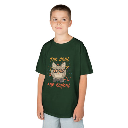 Youth Too Cool For School Cat Youth T-Shirt
