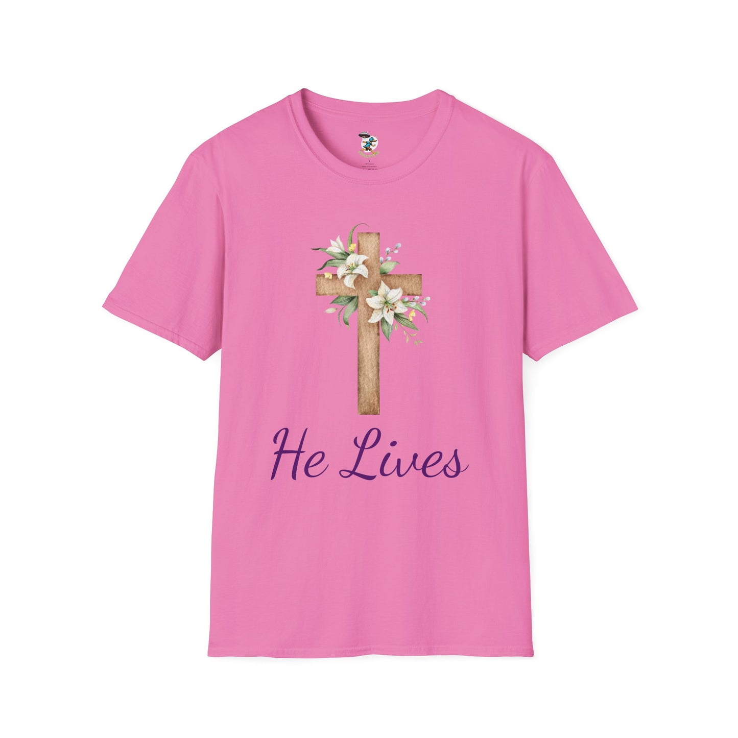 He Lives Easter Cross T-Shirt