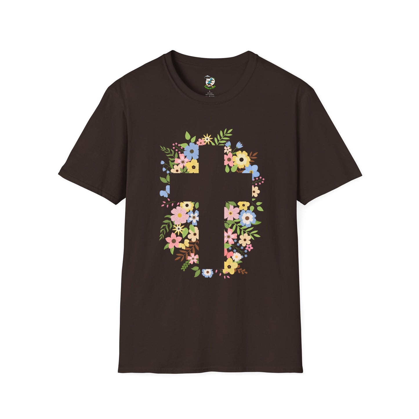 Floral Cross T-Shirt