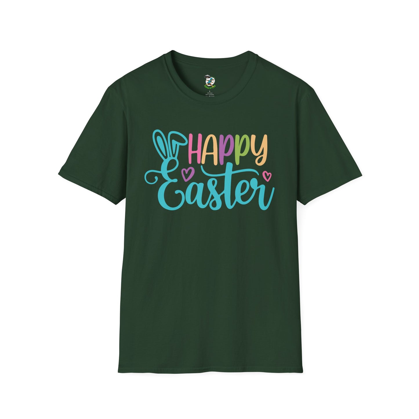 Happy Easter T-Shirt — Pastel Bunny Holiday Tee