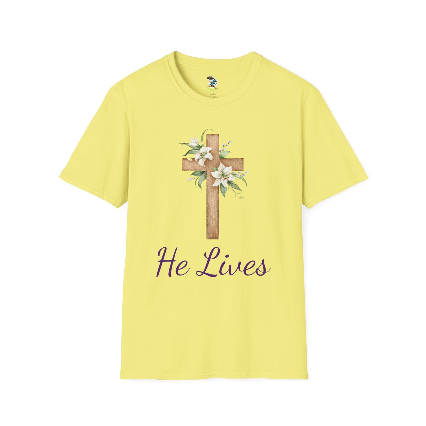 He Lives Easter Cross T-Shirt